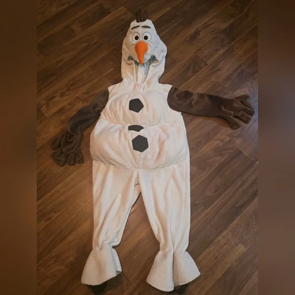 Disney Olaf Snowman Costume Toddlers Size 3T - Picture 2 of 6